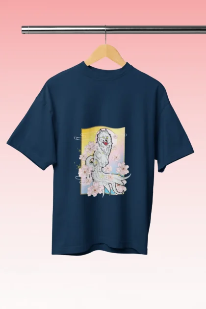 Okami Amaterasu Japanese Ink T-Shirt ready-to-press dtf-design